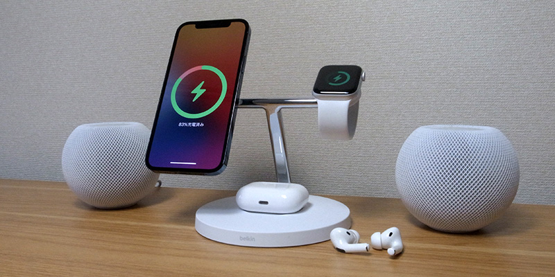 レビュー】Belkin BOOST↑CHARGE PRO 3-in-1 Wireless Charger with