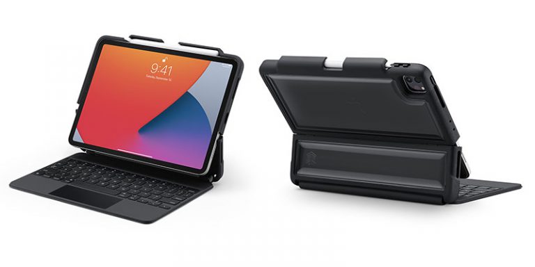 【新製品】Smart Keyboard Folio/Magic Keyboardと併用できる、iPad Pro用耐衝撃ケース「STM Dux