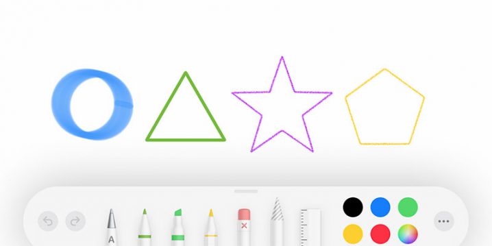 豆知識 メモのスケッチで まっすぐな線やきれいな図形を描く Apple Pencilや指を離さずにすこし待つ Iをありがとう