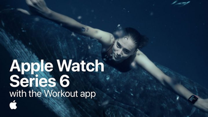 Apple Watch Series 6 with the Workout app
