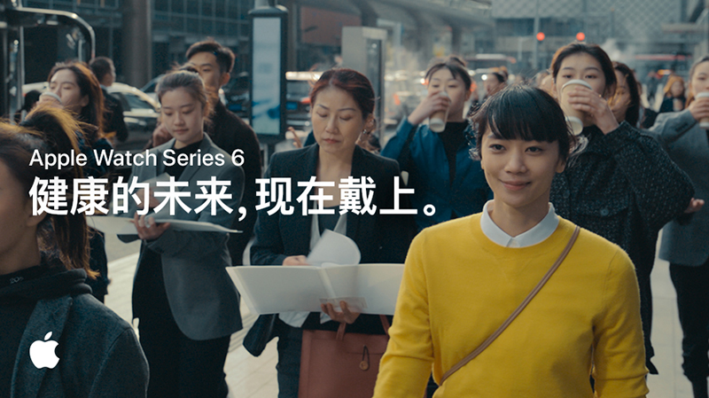 中国のApple Watch Series 6のCM