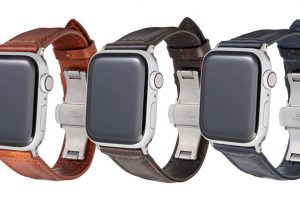 GRAMAS Museum-calf Watchband for Apple Watch
