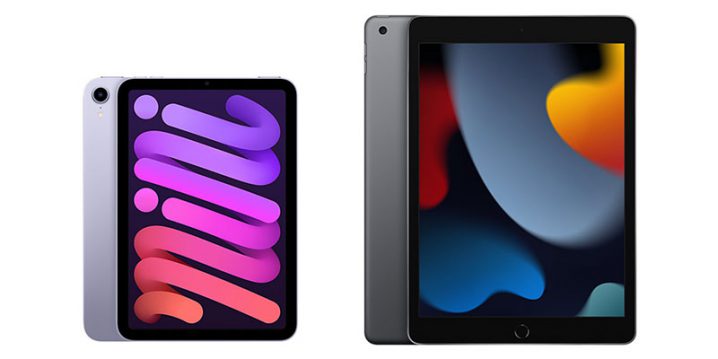 iPad mini（第6世代）とiPad（第9世代）
