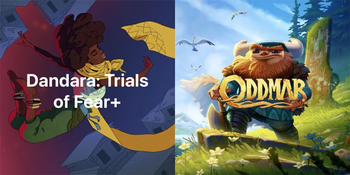 「Dandara: Trials of Fear+」と「Oddmar+」
