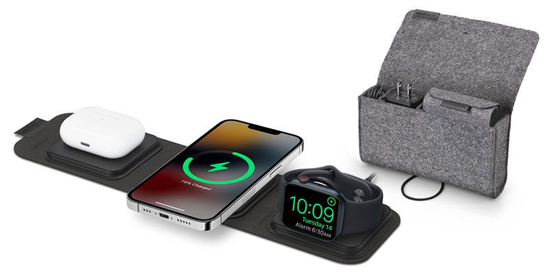新製品】iPhone/Apple Watch/AirPods対応のポータブル充電器「mophie 3 