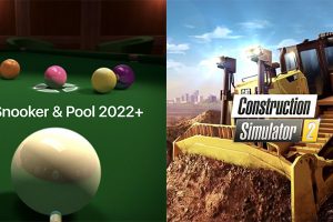 Pro Snooker & Pool 2022+とConstruction Simulator 2+