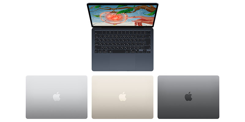 MacBook Air M2 13インチ(16GB/256GB) スターライト - ノートPC