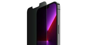 ベルキン SCREEN FORCE 強化ガラスプライバシー抗菌画面保護フィルム