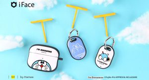 ドラえもんのAirPods用ケースとAirTagホルダー