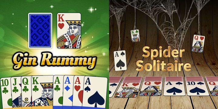 「Gin Rummy Classic+」と「Spider Solitaire: Card Game+」