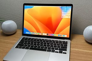 macOS Ventureを入れたMacBook Air