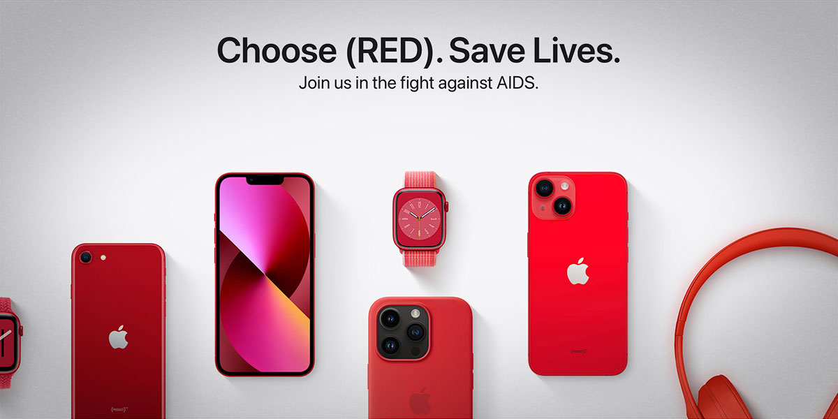 Apple turns (RED) to raise visibility for World AIDS Day - Apple