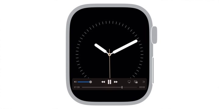 Apple Watchの画面を録画したビデオ