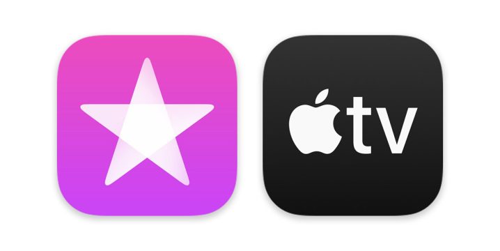 iTunes StoreとApple TVアプリのアイコン
