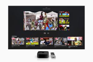 Apple TV 4Kのスポーツマルチビュー画面