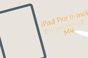 iPad Pro M4の名前をApple Pencilで書いている図