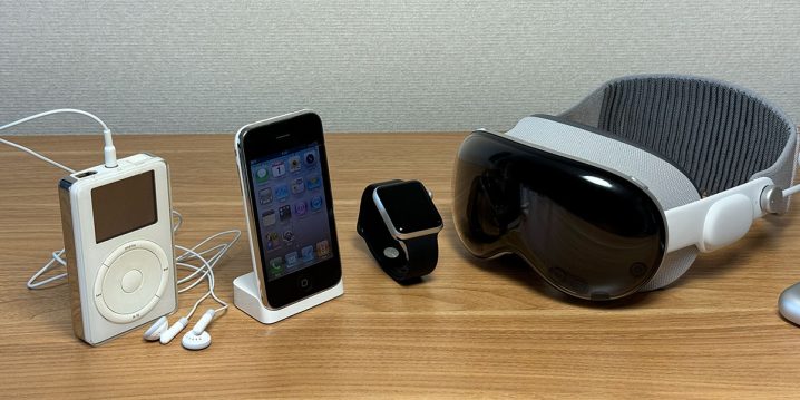 iPod、iPhone、Apple WatchとApple Vision Pro