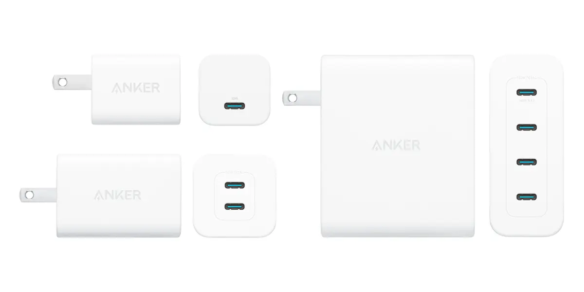 3タイプのAnker Charger