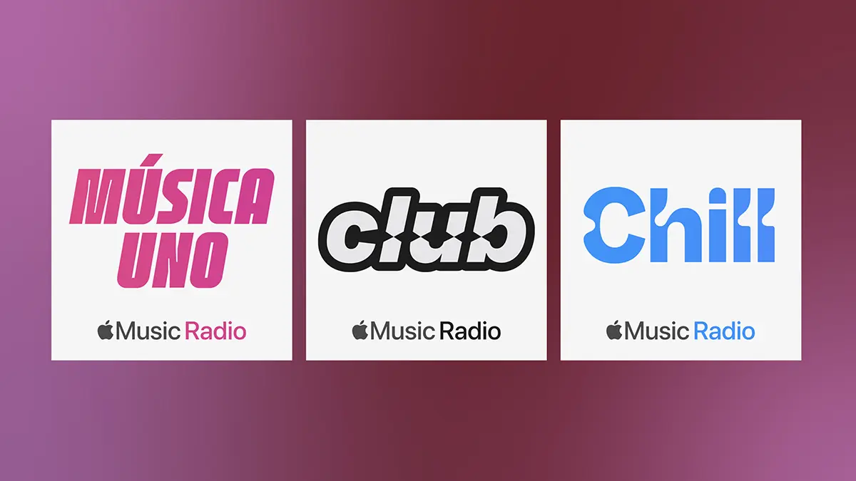 Apple Música Uno、Apple Music Club、Apple Music Chill