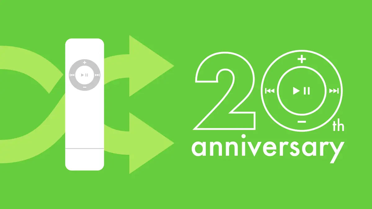 iPod shuffle 20周年