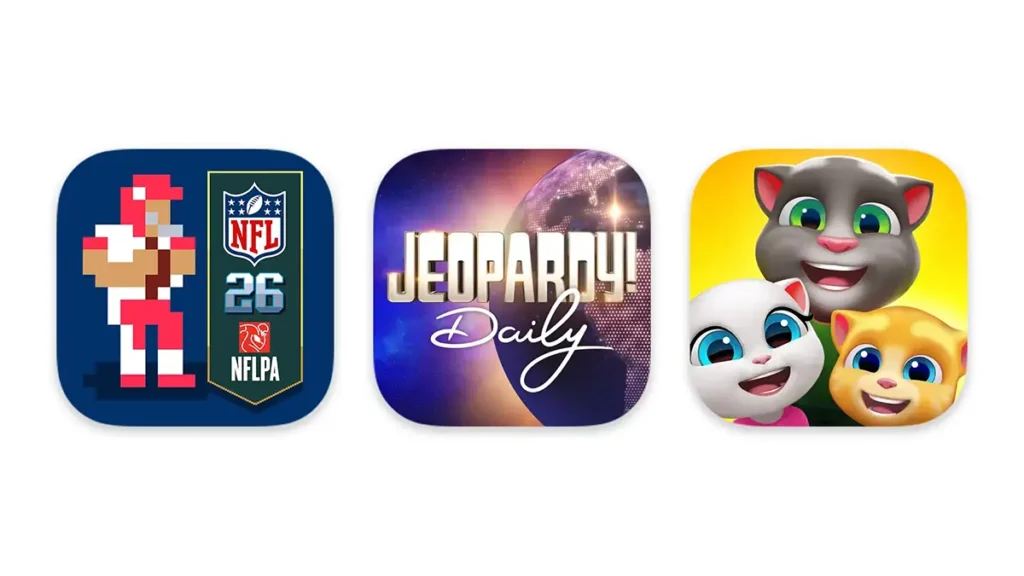 2025年9月配信の新作Apple Arcadeゲーム3本のアイコン