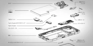 iPhone 16 Proの分解図