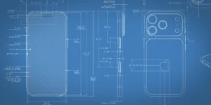 iPhone 17 Proの図面の一部