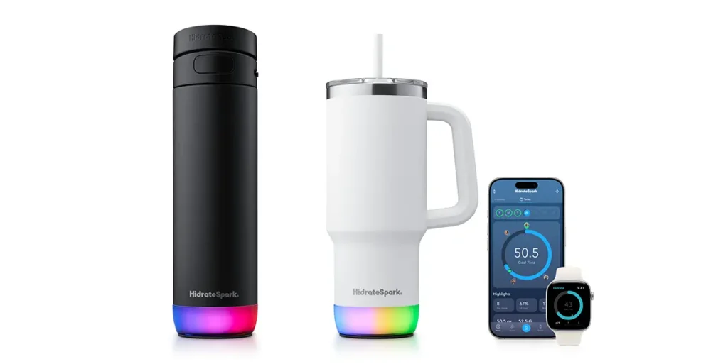 HidrateSpark PRO 2 スマートボトルとタンブラー