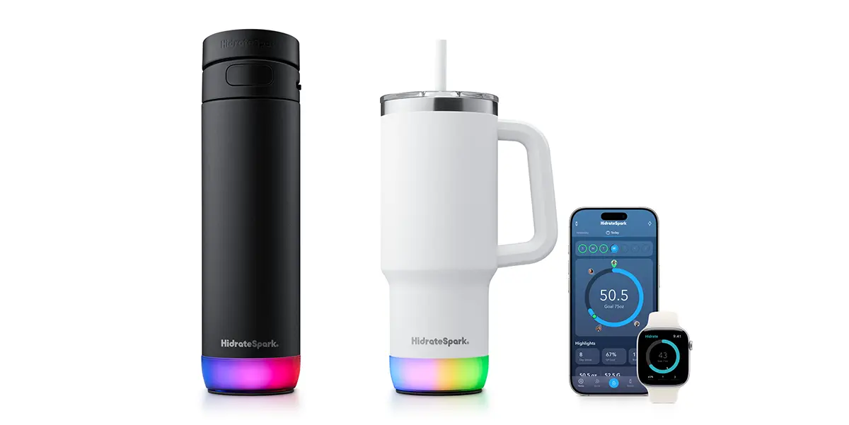 HidrateSpark PRO 2 スマートボトルとタンブラー