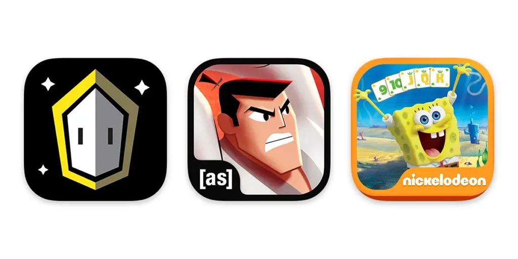 配信終了になった3本のApple Arcadeゲームのアイコン