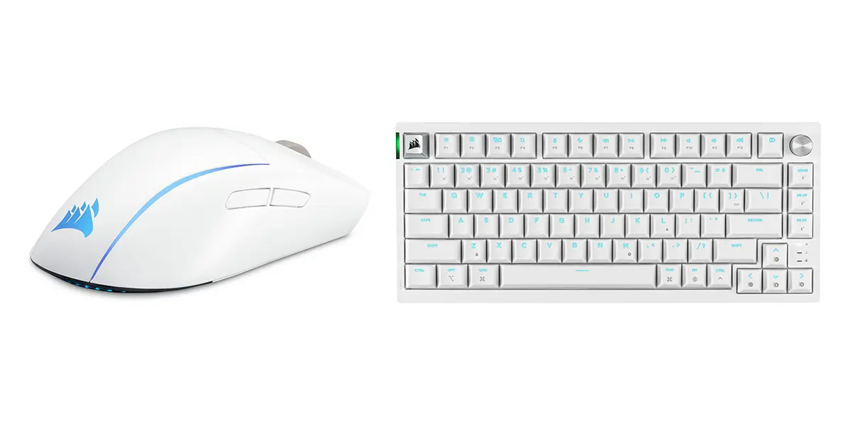 ゲーミングマウスM75とゲーミングキーボードK65 PLUS