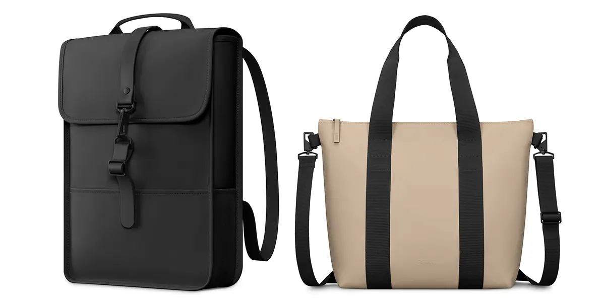 RainsのBackpack MiniとTote Mini