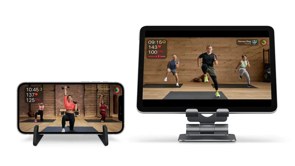 2種類のApple Fitness+向けスタンド