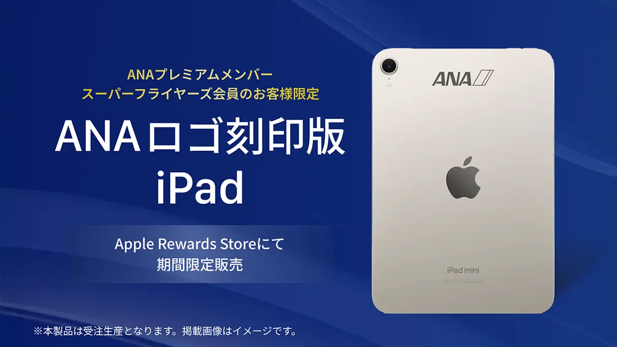 ANAロゴ刻印版iPad