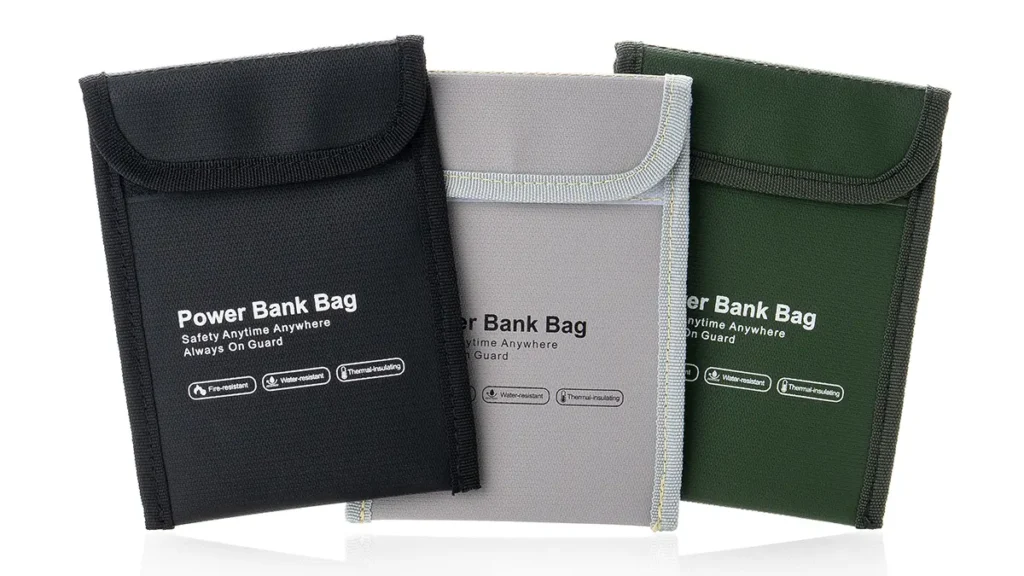 モバイルバッテリー用 燃えにくいケース