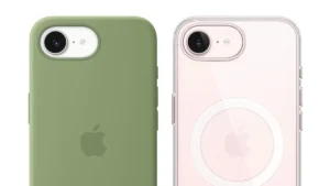 iPhone 17e用Apple純正シリコーンケースとクリアケース