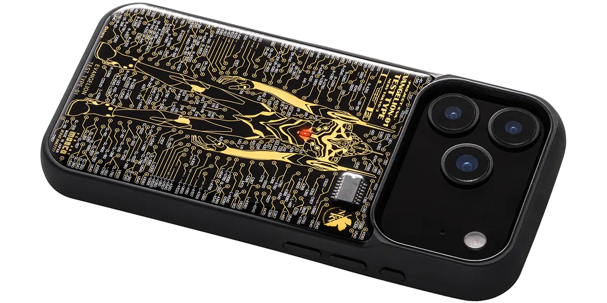 FLASH エヴァンゲリオン 基板アート iPhone 17 Proケース