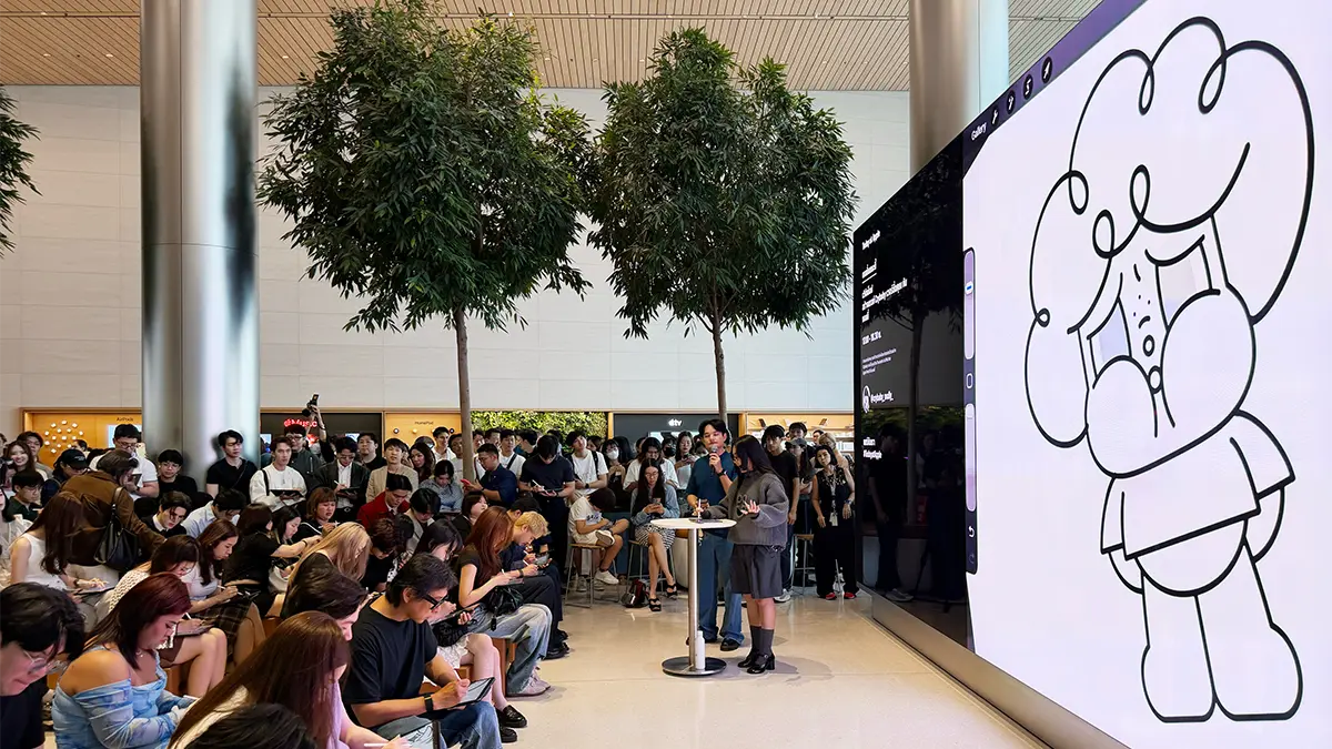 タイで実施されたApple 50周年イベントの様子